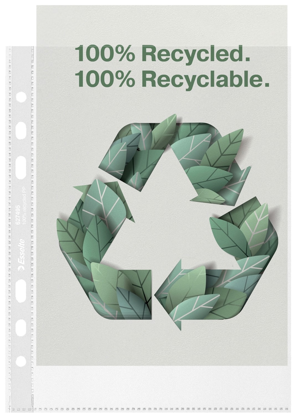 Koszulka groszkowa Recycled Premium PP 70 mic. A5 100 szt./pudełko