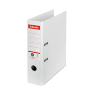 Segregator Esselte No.1 wykonany z kartonu w 100% pochodzącego z recyclingu, A4, szer. 75 mm, biały