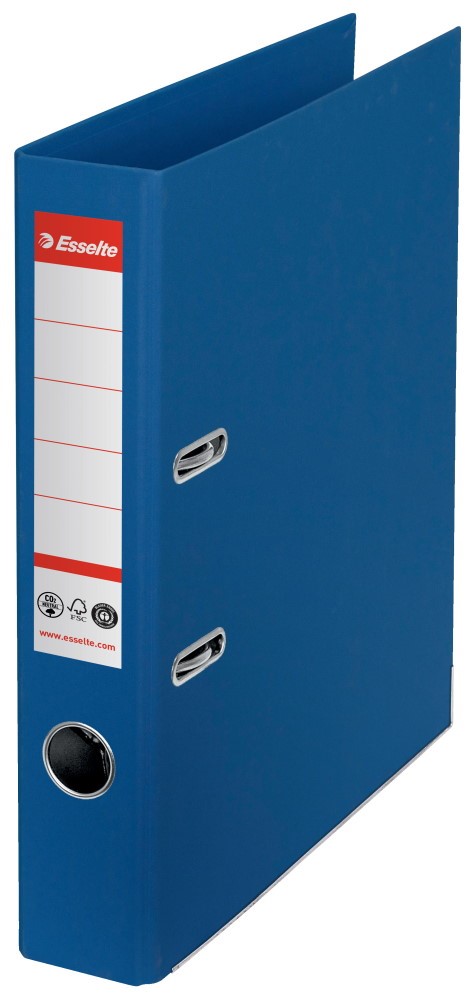 Segregator Esselte No.1 neutralny pod względem emisji CO2, A4, szer. 50 mm, niebieski