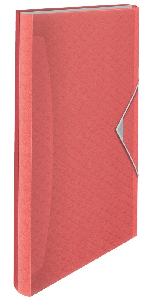 Teczka z przegródkami Esselte Colour'Breeze, 6 przegródek, koralowy
