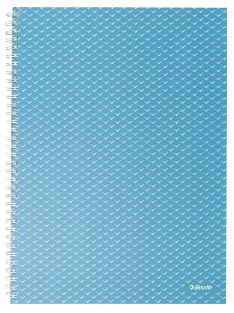 Kołonotatnik Colour'Breeze A4, w kratkę, niebieski