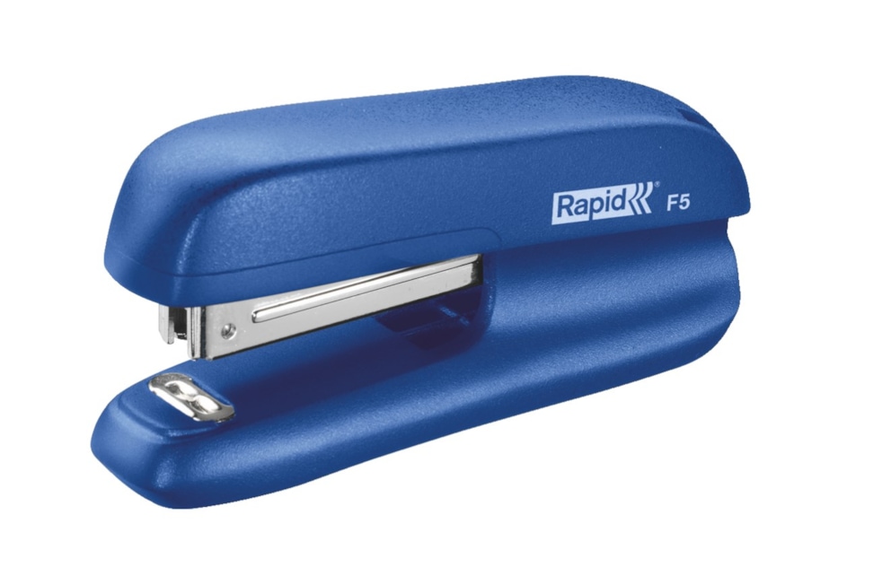 Zszywacz mini F5 Rapid, niebieski, 5 lat gwarancji, 10 kartek