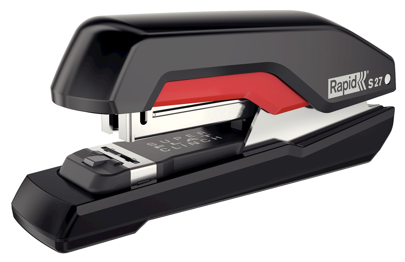 Zszywacz Rapid Supreme Omnipress S27 czarno-czerwony, 5 lat gwarancji, 30 kartek