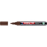 Marker olejowy e-790 EDDING, 2-3mm, brązowy