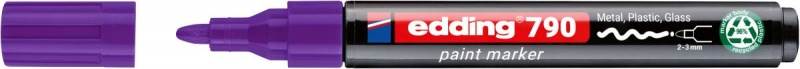 Marker olejowy e-790 EDDING, 2-3mm, fioletowy