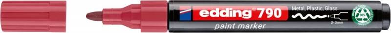 Marker olejowy e-790 EDDING, 2-3mm, różowy