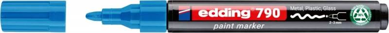 Marker olejowy e-790 EDDING, 2-3mm, jasnoniebieski