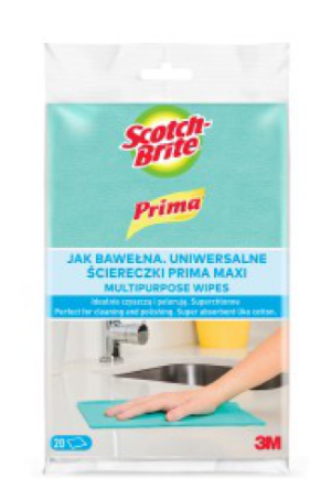 Ścierki uniwersalne PRIMA Maxi  Jak bawełna , 20szt., mix kolorów