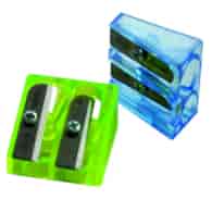 Temperówka kostka fluorescencyjna podwójna KUM