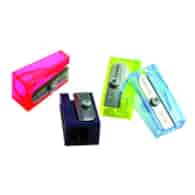 Temperówka kostka fluorescencyjna pojedyncza KUM