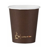 Kubek papiero kolor 100ml op=100 nadruk Coffe 4you
