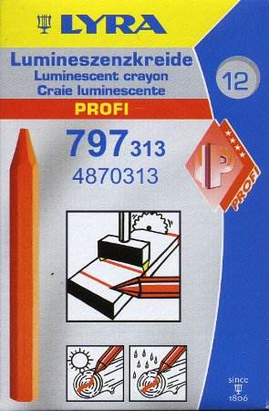 Kreda luminesc LYRA 797 czerwona op 12 4870313