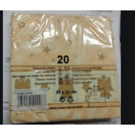 SERWETKI PAPIEROWE ŚWIĄTECZNE 33x33 BOŻE NARODZENIE