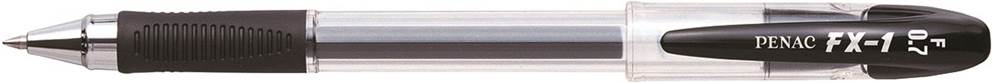 Długopis żelowy PENAC FX1 0,7mm, czarny