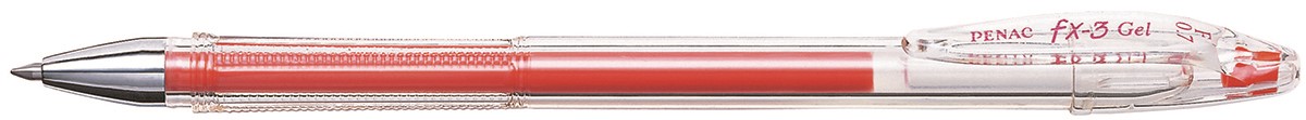Długopis żelowy PENAC FX3 0,7mm, czerwony