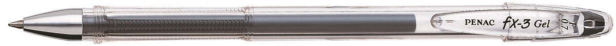 Długopis żelowy PENAC FX3 0,7mm, czarny