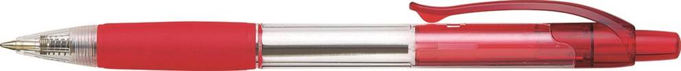 Długopis automatyczny PENAC CCH3 0,7mm, czerwony