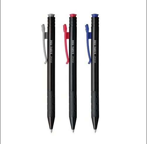 Długopis automatyczny PENAC X-Ball Fine 0,7mm, czerwony