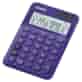 Kalkulator biurowy CASIO MS-20UC-PL-S, 12-cyfrowy, 105x149,5mm, fiolet