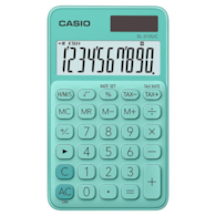 Kalkulator kieszonkowy CASIO SL-310UC-GN-S, 10-cyfrowy, 70x118mm, zielony