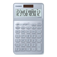Kalkulator biurowy CASIO JW-200SC-BU-S, 12-cyfrowy 109x183,5mm, niebieski