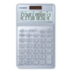 Kalkulator biurowy CASIO JW-200SC-BU-S, 12-cyfrowy 109x183,5mm, niebieski