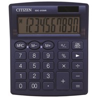 Kalkulator biurowy CITIZEN/ELEVEN SDC-810NRNVE, 10-cyfrowy, 127x105mm, granatowy