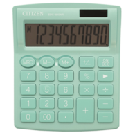 Kalkulator biurowy CITIZEN SDC-810NRGRE, 10-cyfrowy, 127x105mm, zielony