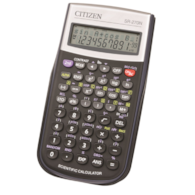 Kalkulator naukowy CITIZEN SR-270N, 12-cyfrowy, 154x80mm, etui, czarny
