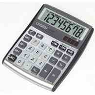 Kalkulator biurowy CITIZEN CDC-80WB, 8-cyfrowy, 135x105mm, szary