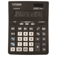 Kalkulator biurowy CITIZEN CDB1401-BK Business Line, 14-cyfrowy, 205x155mm, czarny