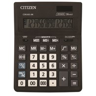 Kalkulator biurowy CITIZEN CDB1601-BK Business Line, 16-cyfrowy, 205x155mm, czarny