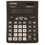 Kalkulator biurowy CITIZEN CDB1601-BK Business Line, 16-cyfrowy, 205x155mm, czarny