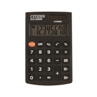 Kalkulator kieszonkowy CITIZEN SLD-200NR, 8-cyfrowy, 98x62mm, czarny