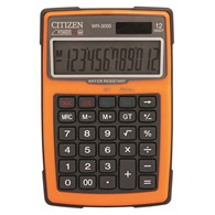 Kalkulator wodoodporny CITIZEN WR-3000, 152x105mm, pomarańczowy