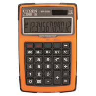 Kalkulator wodoodporny CITIZEN WR-3000, 152x105mm, pomarańczowy