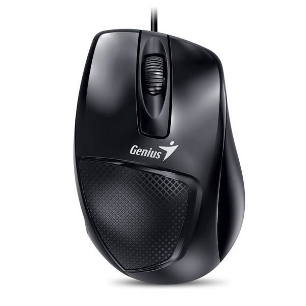 Mysz przewodowa, Genius DX-150X, czarna, optyczna,
