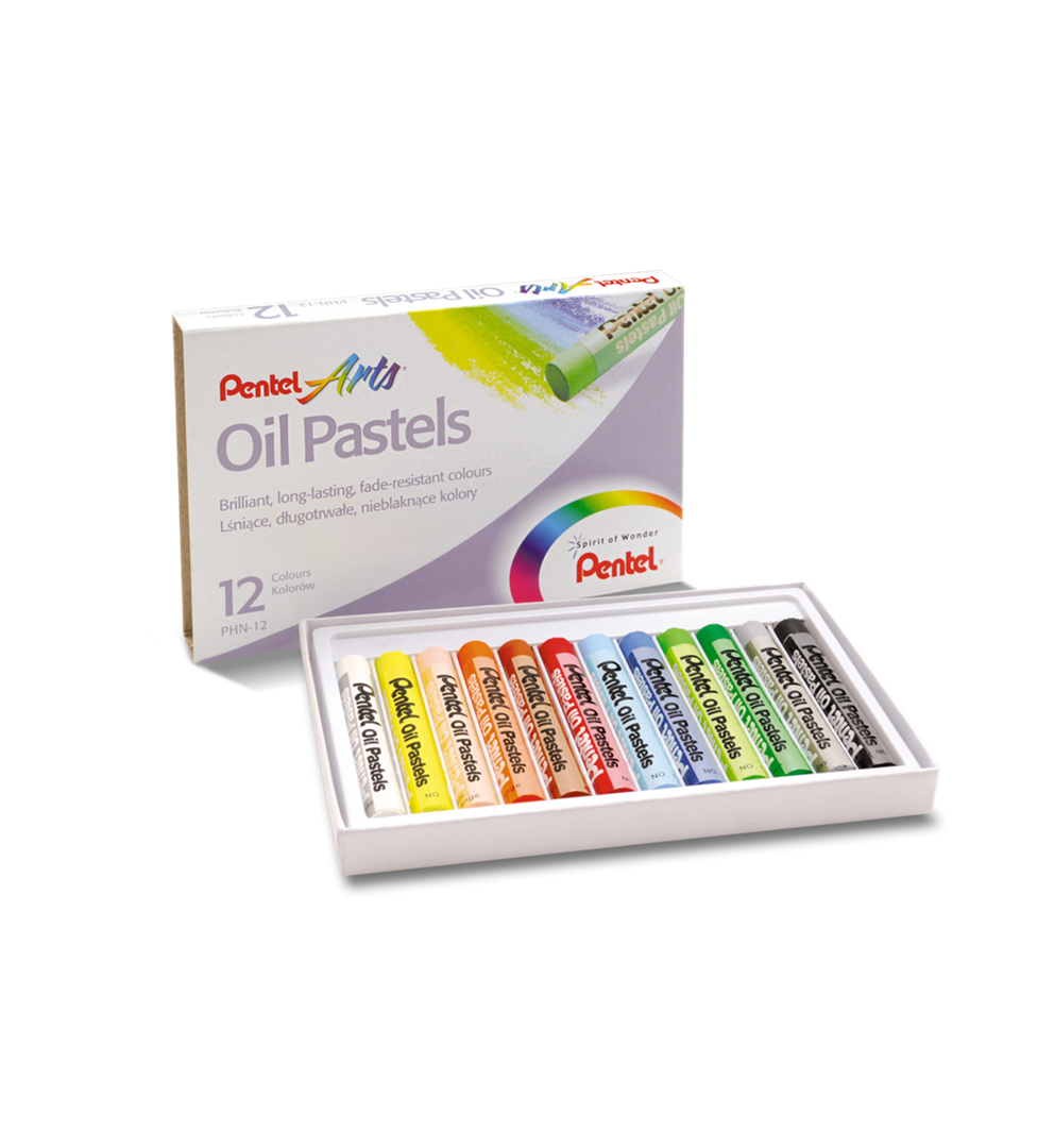 pastele olejne 12-kolorowe 12 kolorów Pentel