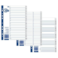 Przekładki A4 10 szare PP Forpus FO20403