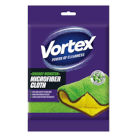 Ściereczka z mikrofibry VORTEX Shaggy Monter, zielono-żółta