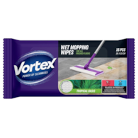 Chusteczki do mopowania podłóg na mokro VORTEX, tropikalna oaza, 15 szt.