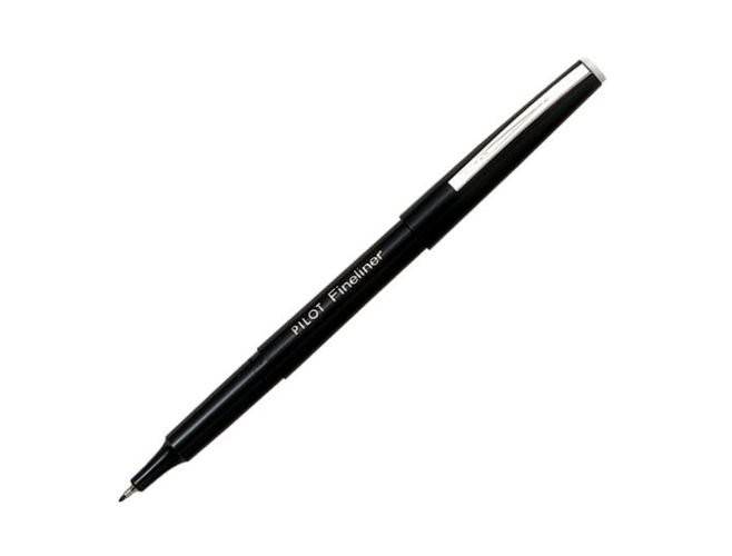Cienkopis fibrowy Pilot Fineliner czarny