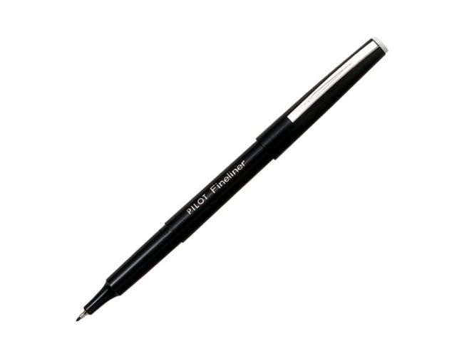 Cienkopis fibrowy Pilot Fineliner czarny