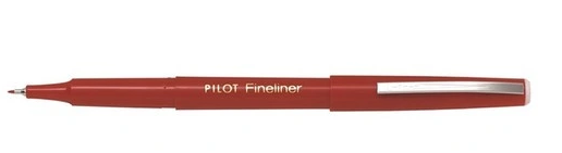 Cienkopis fibrowy Pilot Fineliner czerwony