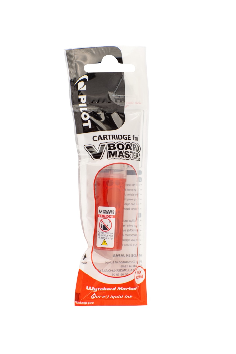 Wkłady do markera PILOT V BOARD MASTER czerwony