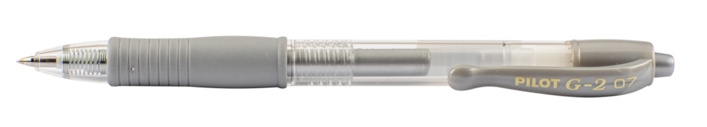 Długopis żelowy PILOT G2 METALLIC srebrny