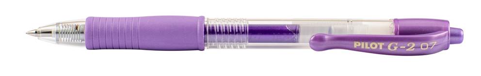 Długopis żelowy PILOT G2 METALLIC fioletowy