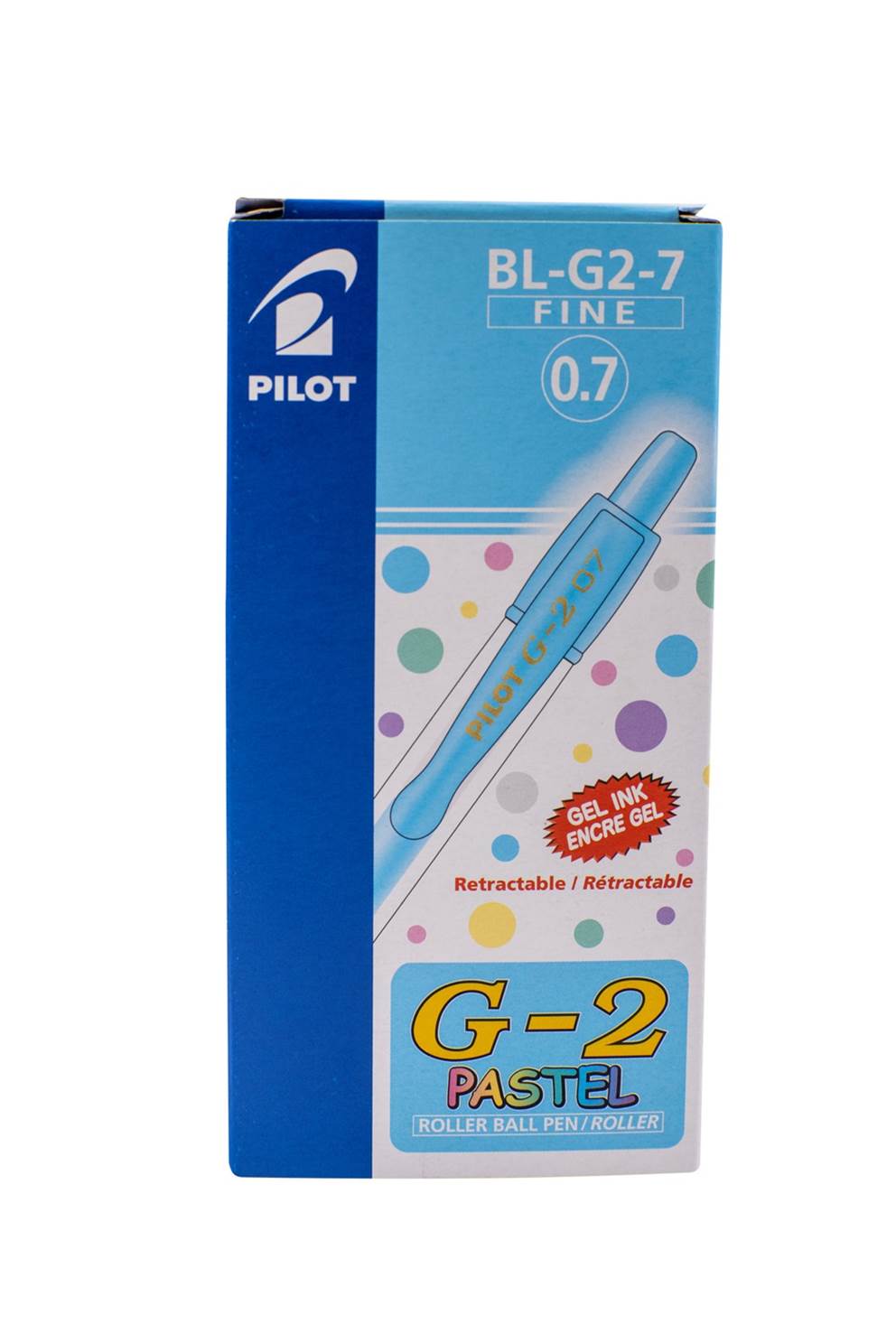 Długopis żelowy PILOT G2 PASTEL biały