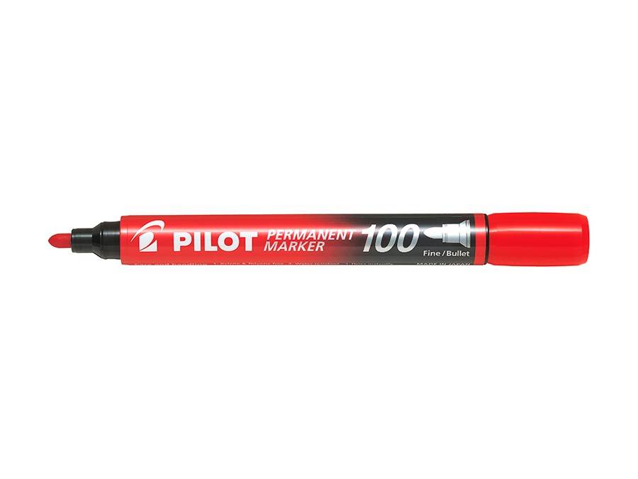 Marker permanentny PILOT SCA 100 czerwony