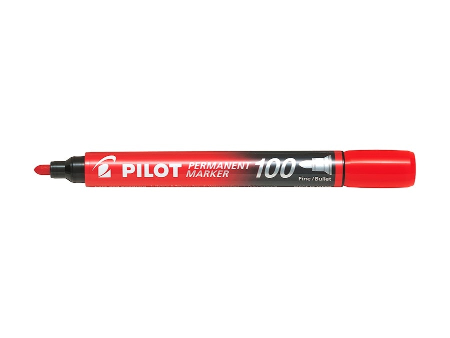 Marker permanentny PILOT SCA 100 czerwony